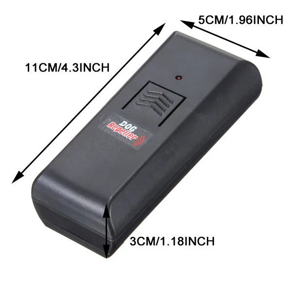 1Pcs New Arrival High Quality Black Dog Pet Ultrasonic Aggressive Dog Repeller Train Stop Barking Training Device
