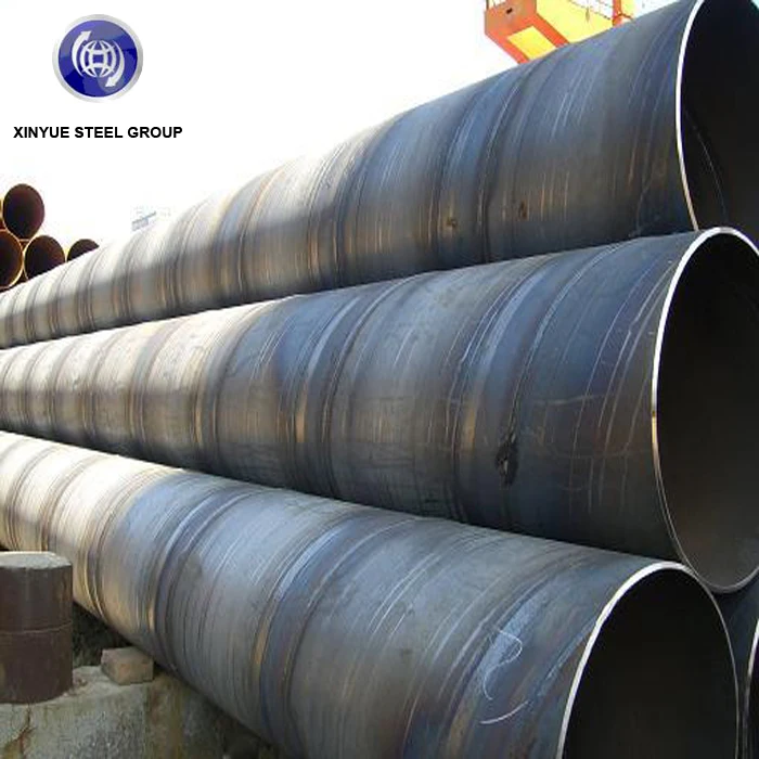 S355jr Carbon Steel Ssaw Spiral Welded Marine Piling Construction Steel