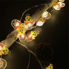 solar power 10m led string multicolor elf light christmas lights projector outdoor laser