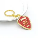Longzhiyu 12years manufacturer custom Techand keyring plain metal keychain gold plated keychain custom engraved keychain