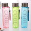 tall thin small water plastic clear water bottle/plastic pill bottles