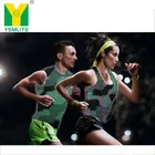 Hot Sale High Quality Rainbow Sportswear Reflective Fabric For Cloth Vest night running in broad loom form