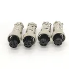 IP55 Aviation male female plug 12M GX12 hole 12mm Circular Round pin pole plug Socket connector