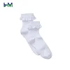 HM-A446 lace trim sock frilly ruffle socks for women and lady