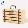 WanuoCraft Customized Logo And Design Wooden Shipping Wine Packaging Gift Box For Wine Glasses