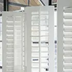 Home plantation interior shutters, vinyl shutters one way window blinds.