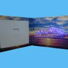 New design beautiful LED light up handmade paper greeting cards with music for gifts