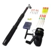 Cheap new Spinning Telescopic Fishing Rod and reel Combo Kit Set with Fishing floats and hooks fishing combo blister package