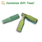 cheap logo promotional advertisement gift items compression towel