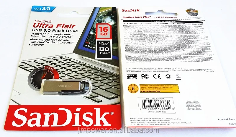 SDCZ73-016G SanDisk Ultra Flair 3.0 USB SDCZ73-016G SanDisk Ultra Flair 3.0 USB