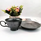 China manufacturer 250ml ceramic expresso coffee cup and saucer