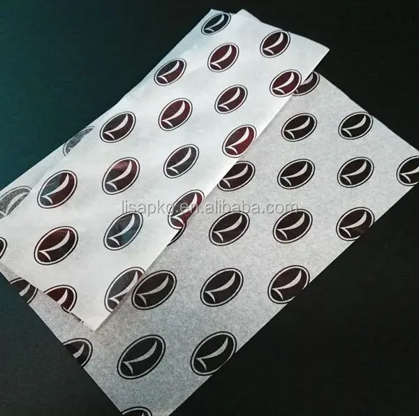 custom logo printing tissue wrapping paper/tissue paper/gift