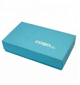blue new style gift packaging boxes colorful jewelry rigid paper