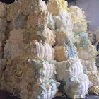 recycled shredded scrap waste memory foam high density, pure color and mixed color