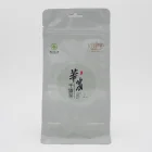 stand up aluminum foil tea bag, with zipper top, laminated plastic pouch