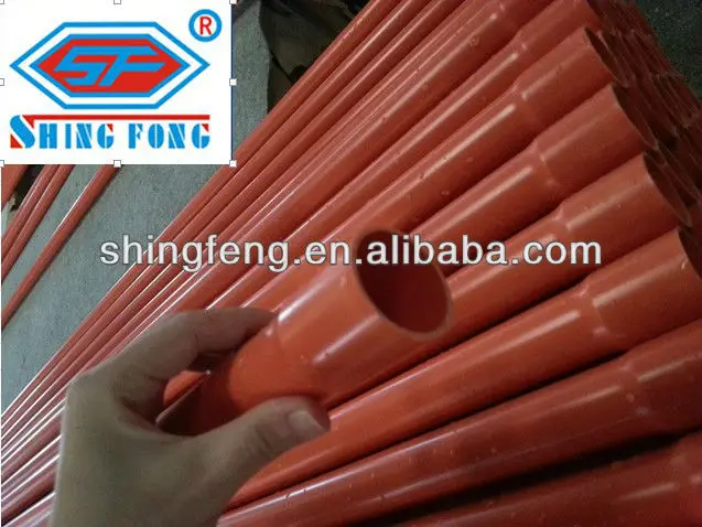 pvc orange pipe