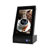 High-end desktop multifunction restaurant advertising battery charger station with 7 inch real LCD screen