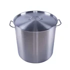 Commercial restaurant non stick 200l 201 cheap noodle milk large big soup pot