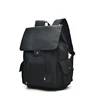 Black Traveling Leisure Large Capacity USB Chargeable Canvas School Thief Proof Backpack Bag Man