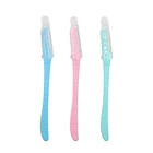 Durable trimmer shaver eyebrow plastic handle eyebrow hair remover