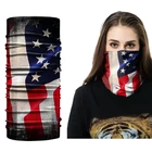 New style 100% polyester microfiber uv protection custom country flag bandana