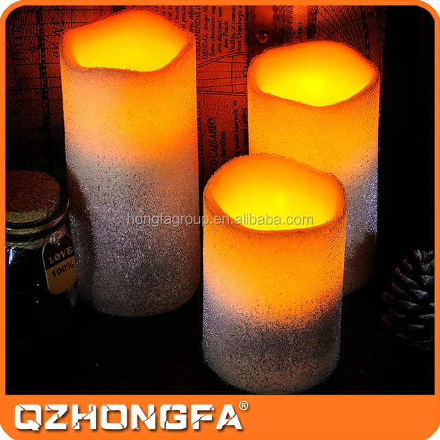 wholesale vanilla scented led candle with remote control