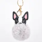 Gift Wolves wooden fancy car key holder keychain for schoolboy