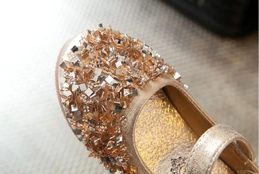 Girls diamond single shoes-19