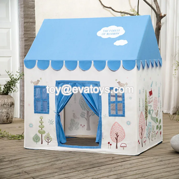 Indoor Or Outdoor Children Pretend Playhouse Cottage Tent House