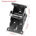 Heavy duty folding table chair leg bracket hinges