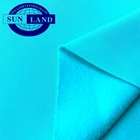 autumn sports vest coat garment cloth 100% polyester full dull brushed PK jersey polar fleece fabric