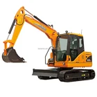 Rhinoceros mini digger XN80-E 8 ton crawler excavator