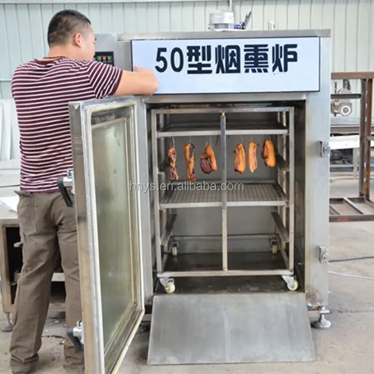 widely used meat processing / fish smoking machine / fish smoke