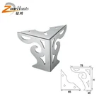 Hot-sale furniture hardware brushed metal sofa feet modern quality promise metal furniture base walnut sofa legs