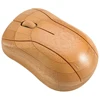Bamboo wireless optical unique high quality normal size computer mouse