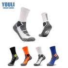 Factory custom your own warm mens fuzzy sport towel compression socks