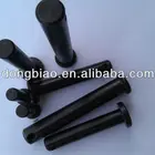 black drawing clevis pin with hole pin and fastener ground finish