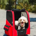 Created Pet small dog outdoor travel carrier trolley bag