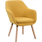 Modern Leisure Upholstery Fabric Accent Living Room Armchair