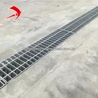 Galvanized floor steel grill stainless steel open mesh flooring gutter grating
