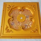 Luxury square ceiling medallion false ps ceiling designs for hall