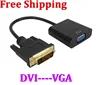 DVI to VGA DVI-D to VGA Adapter Cable 24+1 25 Pin DVI Male to 15 Pin VGA Female Video Converter Connector
