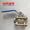 3Pc 800Wog 1000Wog Stainless Steel Ball Valve