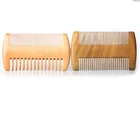 Lonsyne factory Cheap price double side tooth comb wooden lice Beard Mustache Comb