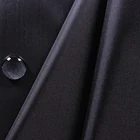 Factory black polyester taffeta fabric water repellent taffeta