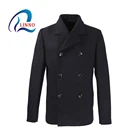 OEM chinese supplier plain dyed men's wool knit lined jackets & coats