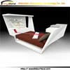 Monocoque Frame Gorgeous Artificial Stone Solid Surface Bed