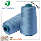 Color 100% polyester spun yarn 40/2 20/2 20/3 for Garment sewing