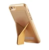 2017 Hot Items Hard PC Material Mobile Case Back Wrapped Premium PU Transform Kickstand Cover Case For iphone 6