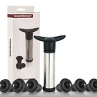Popular sales wine bottle stopper vacuum pump with customized gift box